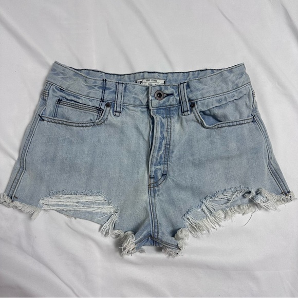 Free People Pants - Free People cut off denim shorts women’s 27 FP